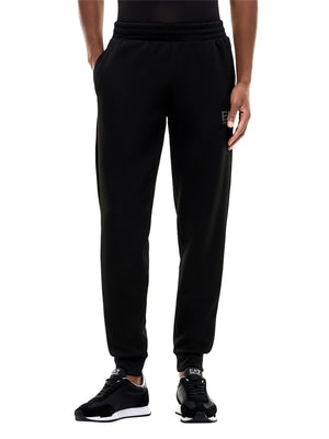 EA7 Pantaloni Ea7 Premium Label slim fit in jersey - Nero