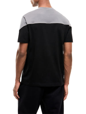 EA7 Ea7 T-shirt vestibilità regolare jersey di cotone - Nero