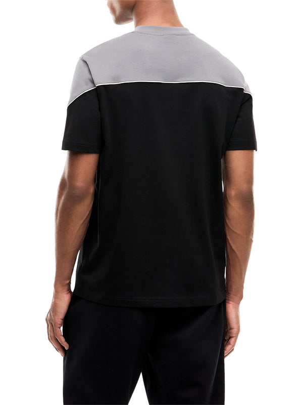EA7 Ea7 T-shirt vestibilità regolare jersey di cotone - Nero