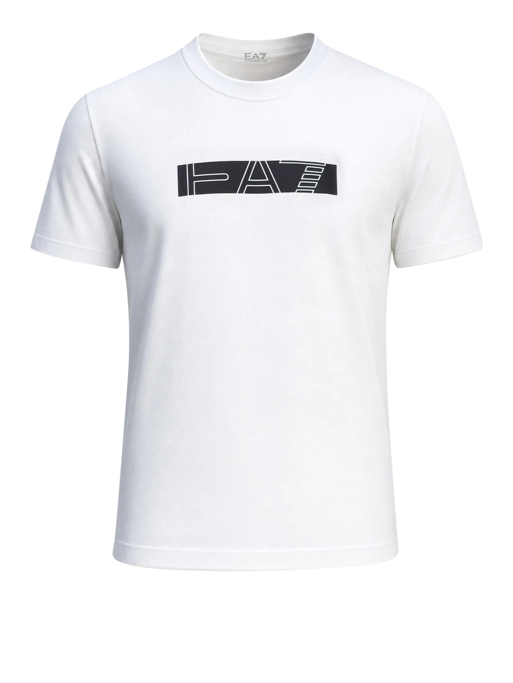 Ea7 Ea7 T-shirt Visibility in jersey di cotone - Bianco