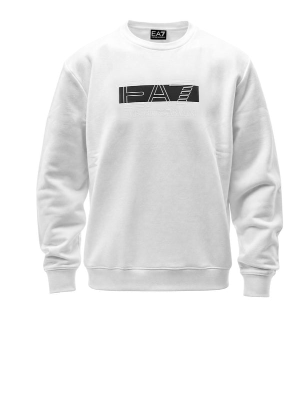 EA7 Felpa Girocollo EA7 - Bianco/Nero
