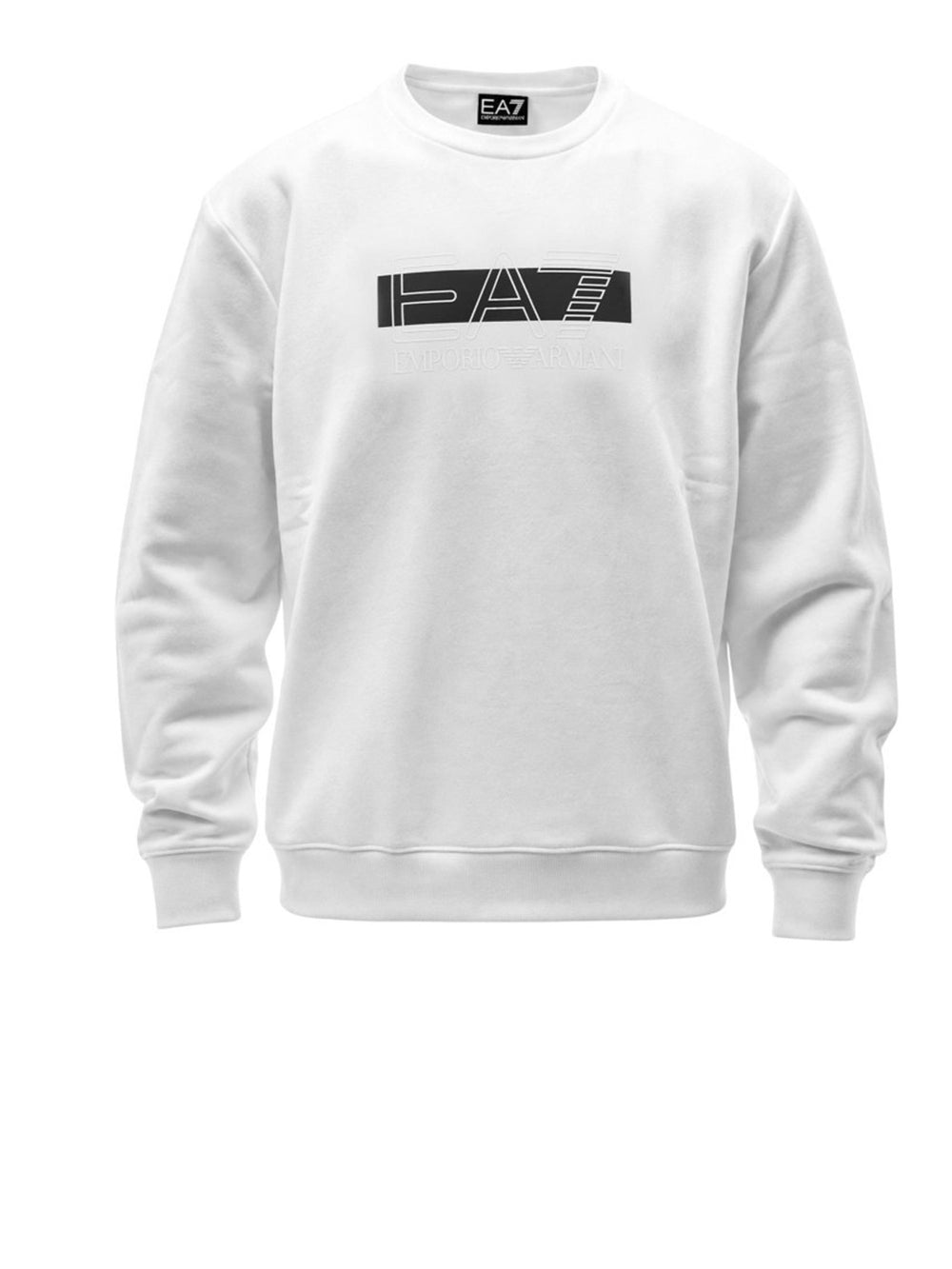 Ea7 Felpa Girocollo EA7 - Bianco/Nero