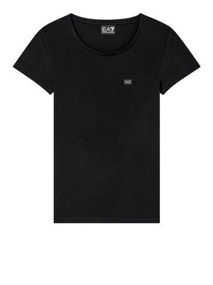 EA7 Tshirt Core Lady In Jersey Cotone EA7 - Nero