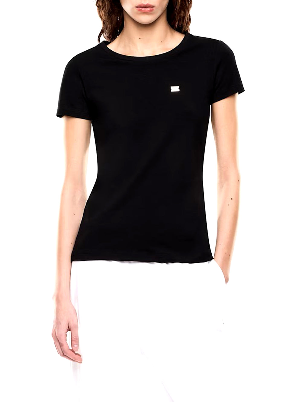 Ea7 Tshirt Core Lady In Jersey Cotone EA7 - Nero