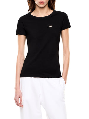 EA7 Tshirt Core Lady In Jersey Cotone EA7 - Nero