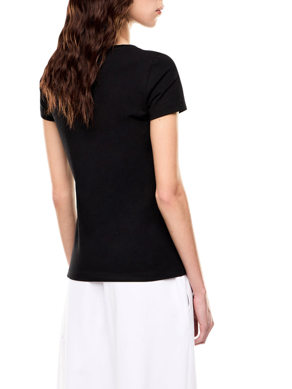 EA7 Tshirt Core Lady In Jersey Cotone EA7 - Nero
