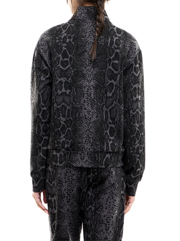 EA7 Felpa Graphic In Jersey Di Cotone EA7 - Fancy Asphalt