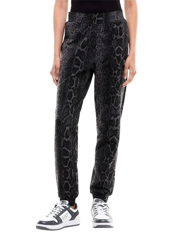 EA7 Pantaloni Graphic Series Regular In Jersey Di Cotone EA7 - Fancy Asphalt