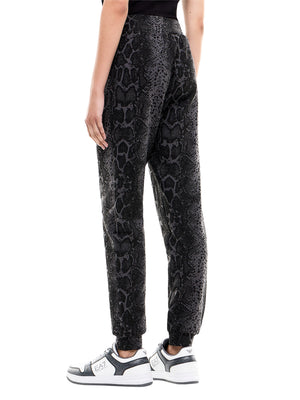 EA7 Pantaloni Graphic Series Regular In Jersey Di Cotone EA7 - Fancy Asphalt