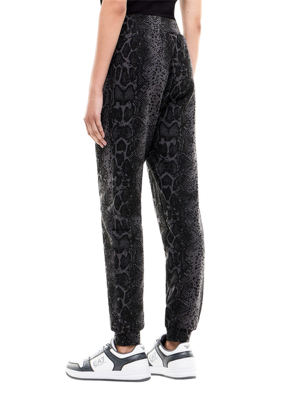 EA7 Pantaloni Graphic Series Regular In Jersey Di Cotone EA7 - Fancy Asphalt