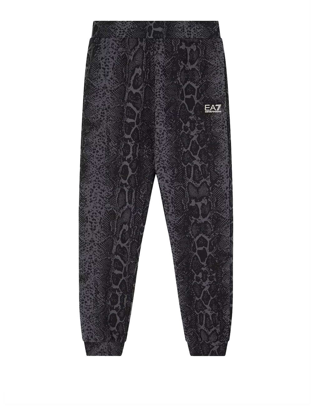 Ea7 Pantaloni Graphic Series Regular In Jersey Di Cotone EA7 - Fancy Asphalt