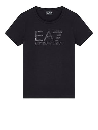 EA7 Tshirt In Jersey Cotone EA7 - Nero