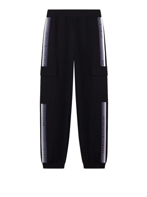 EA7 Pantaloni Natural Ventus 7 Con Tasche Cargo E Bande EA7 - Nero