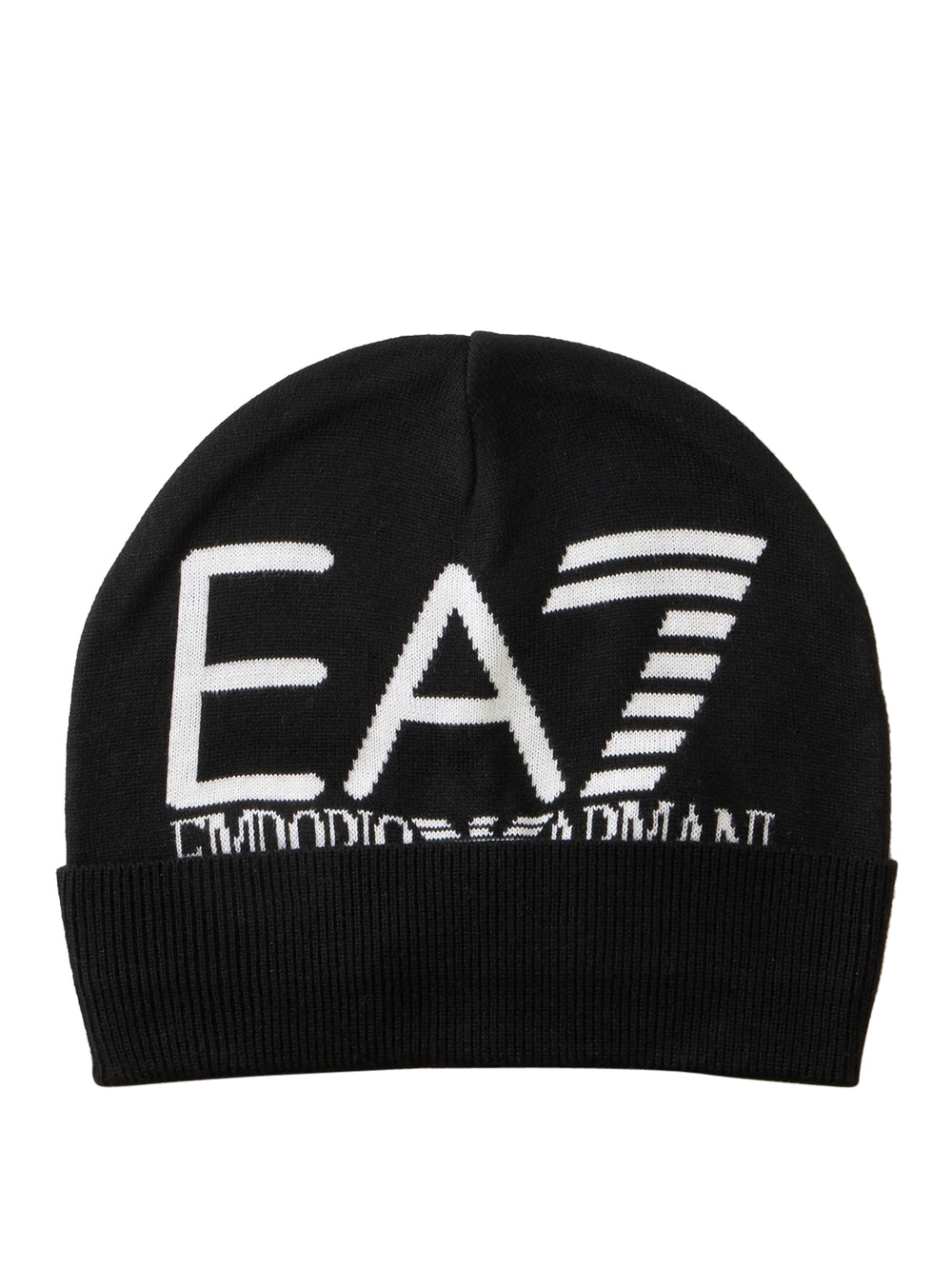 Ea7 Cappello Ea7 Logo Frontale Nero