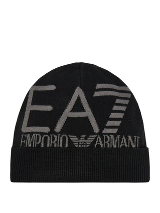 Ea7 Cappello Ea7 Logo Frontale Nero