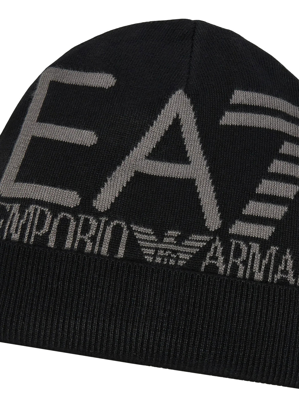 Ea7 Cappello Ea7 Logo Frontale Nero