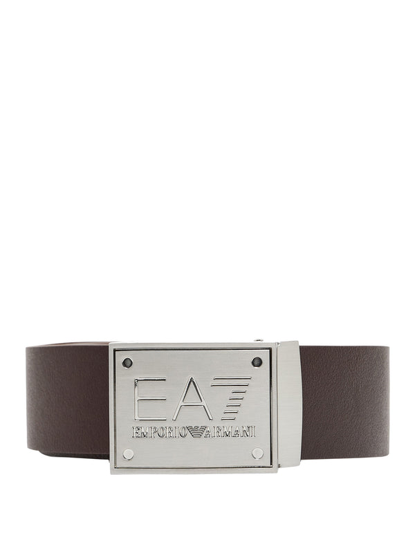 EA7 Cintura Ea7 reversibile Marrone