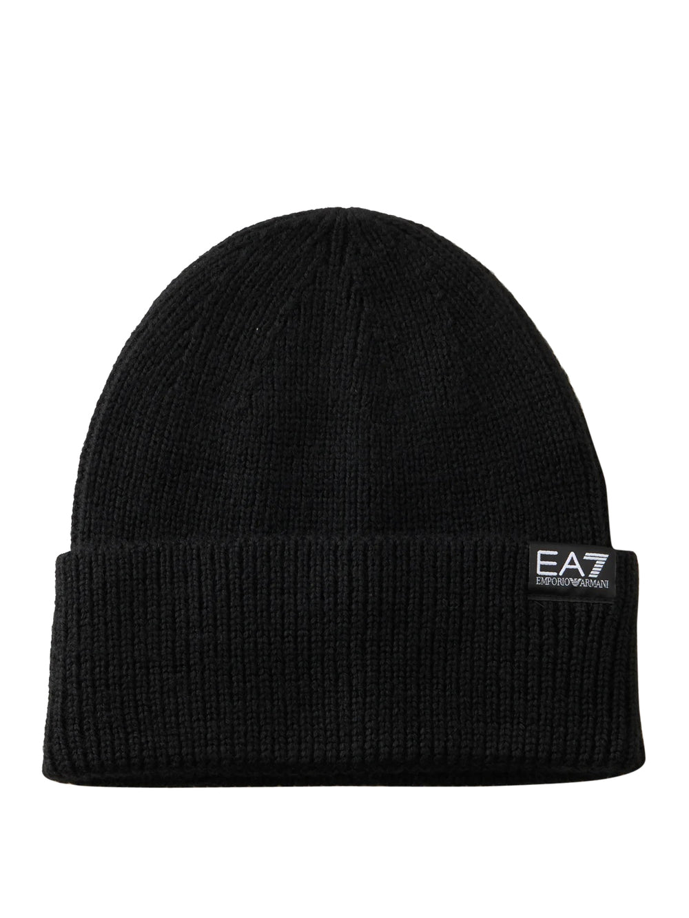 EA7 Berretto Ea7 Logo Frontale Nero