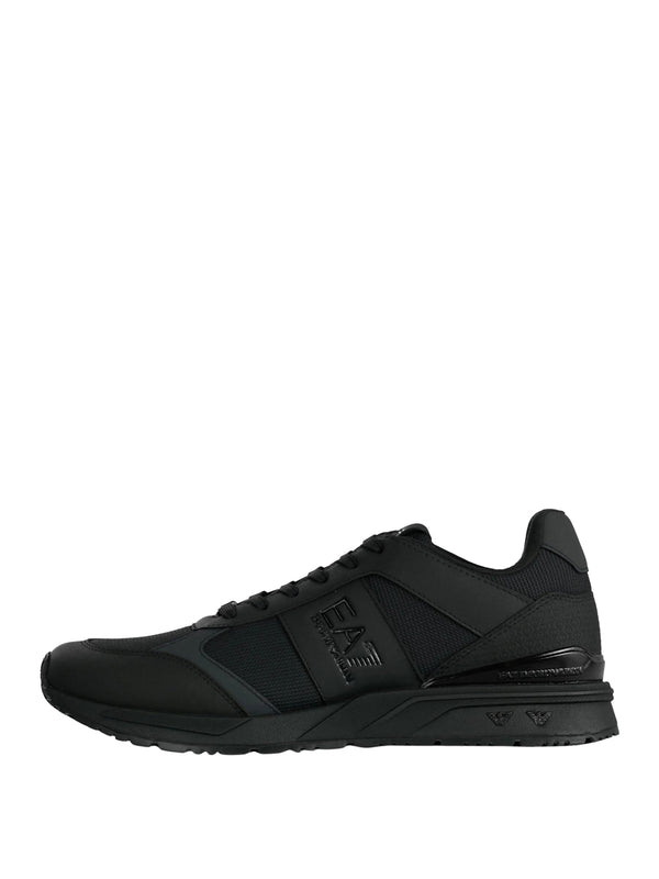 EA7 Sneaker Ea7 Logo Impresso Nero