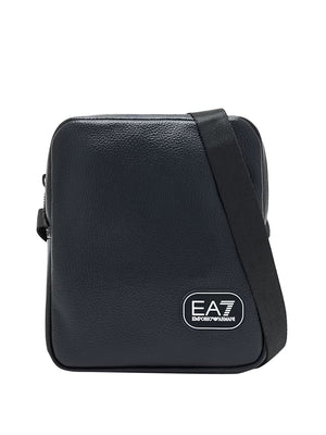 EA7 Borsa a Tracolla Effetto Pelle EA7 - Nero