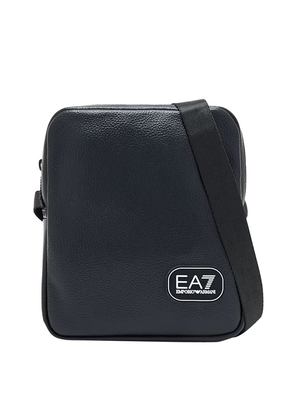 EA7 Borsa a Tracolla Effetto Pelle EA7 - Nero
