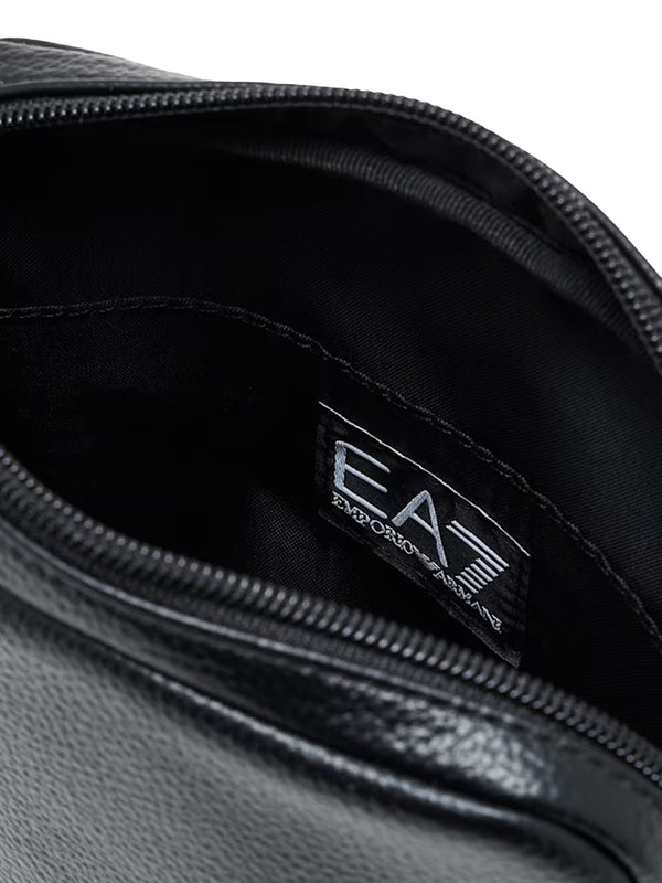 EA7 Borsa a Tracolla Effetto Pelle EA7 - Nero