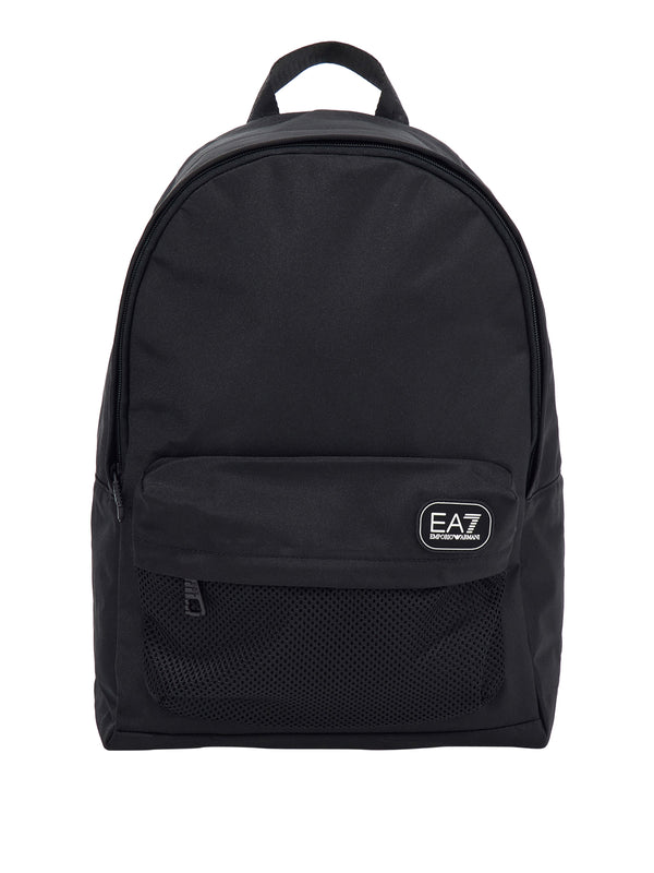 Ea7 Zaino Ea7 Logo Frontale Nero