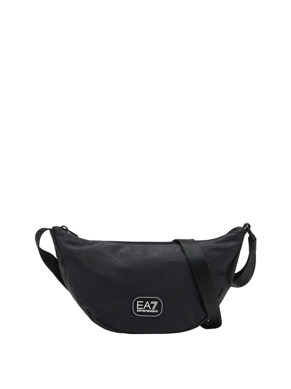 Ea7 Borsa A Tracolla Ea7 Logo Frontale Nero