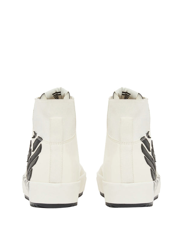 EA7 Sneaker Alta Con Motivo Geometrico EA7 - Bianco