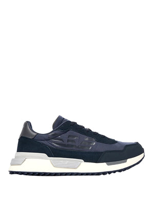EA7 Sneakers In Camoscio E Tessuto EA7 - Blu