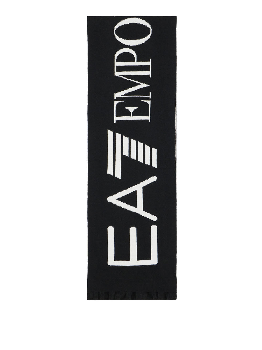 Ea7 Sciarpa Ea7 Logo Frontale Nero