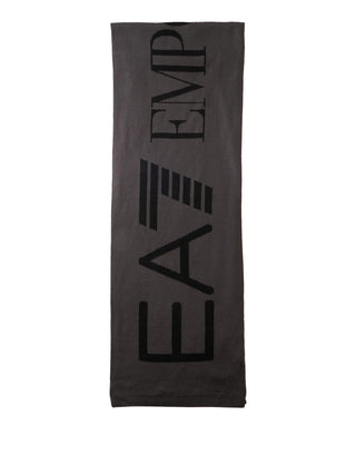 Ea7 Sciarpa Ea7 Logo Frontale Asphalt