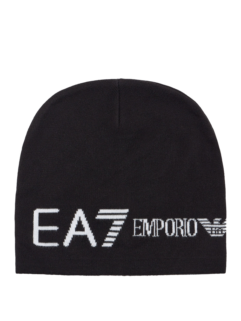 EA7 Berretto Ea7 Logo Frontale Nero