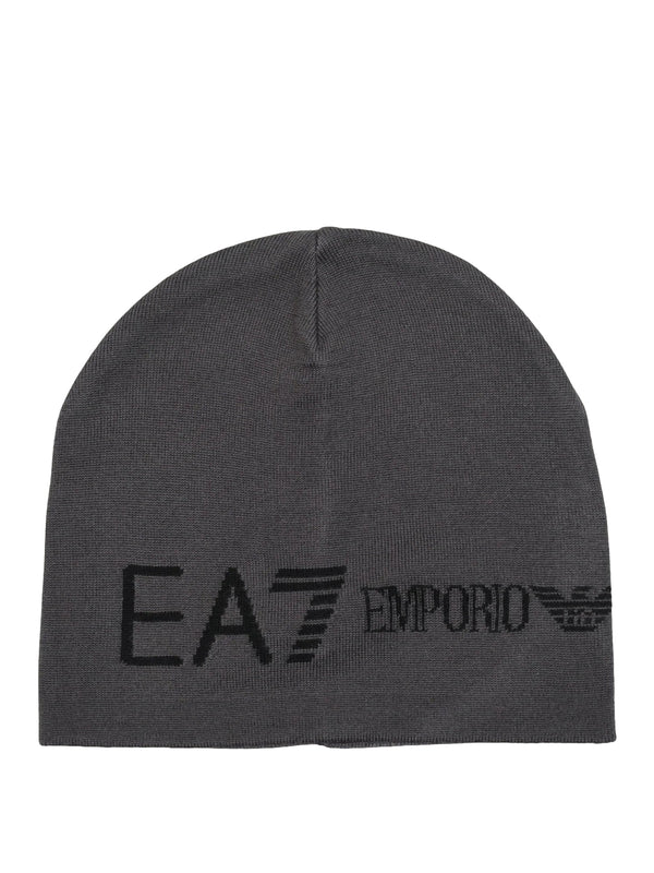 Ea7 Cappello Ea7 Tinta Unita Asphalt
