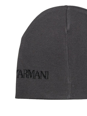 Ea7 Cappello Ea7 Tinta Unita Asphalt