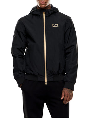 EA7 Bomber Ea7 Logo Frontale Nero