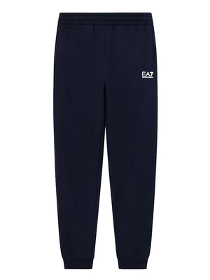 EA7 Pantaloni Core Identity regular fit jersey EA7 - Blu