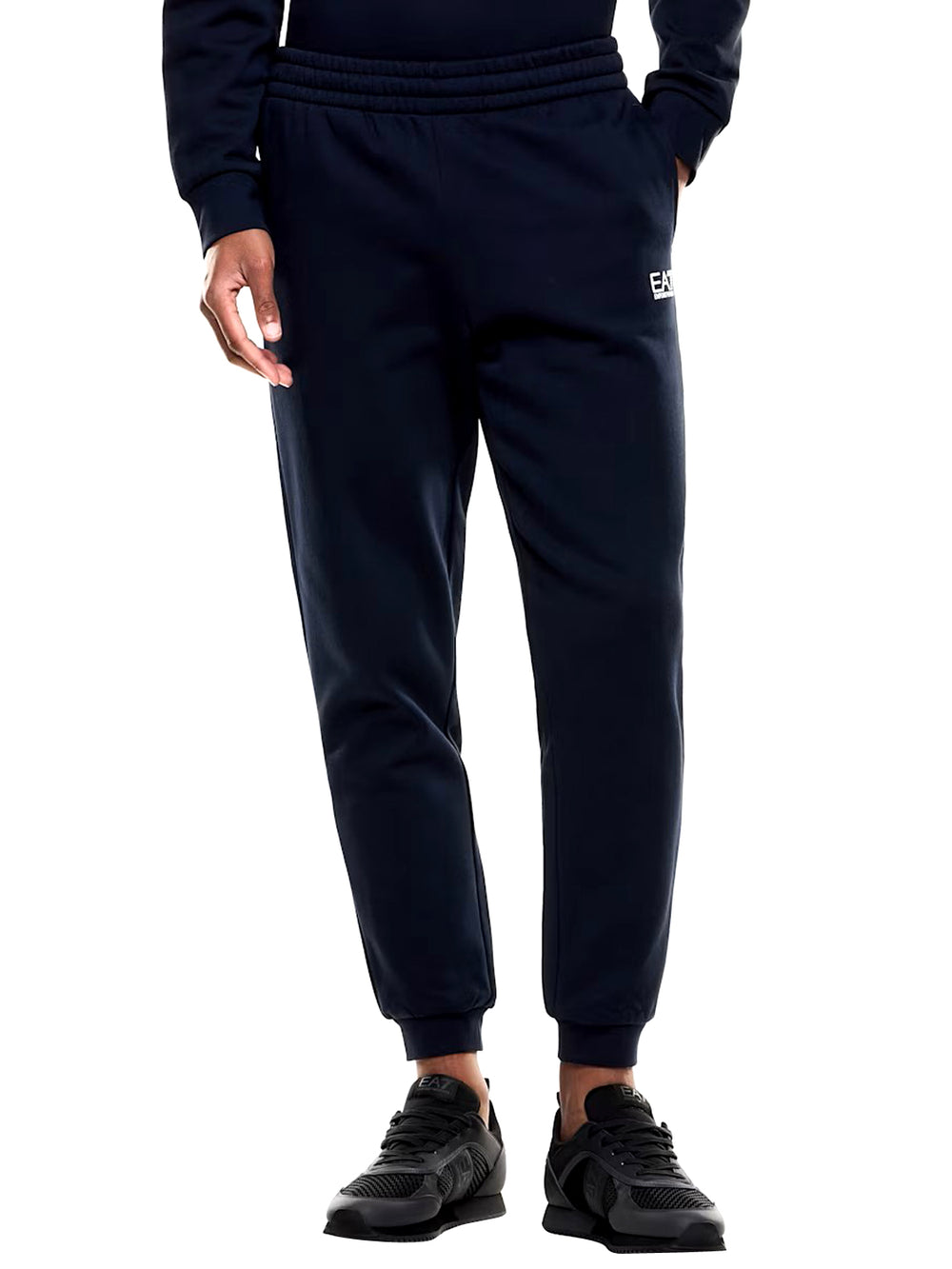 EA7 Pantaloni Core Identity regular fit jersey EA7 - Blu
