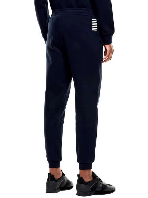 EA7 Pantaloni Core Identity regular fit jersey EA7 - Blu
