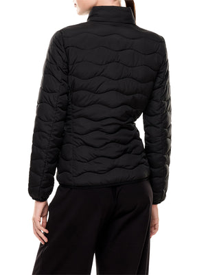 EA7 Giacca In Nylon Imbottita Core Lady Con Collo Montante EA7 - Nero