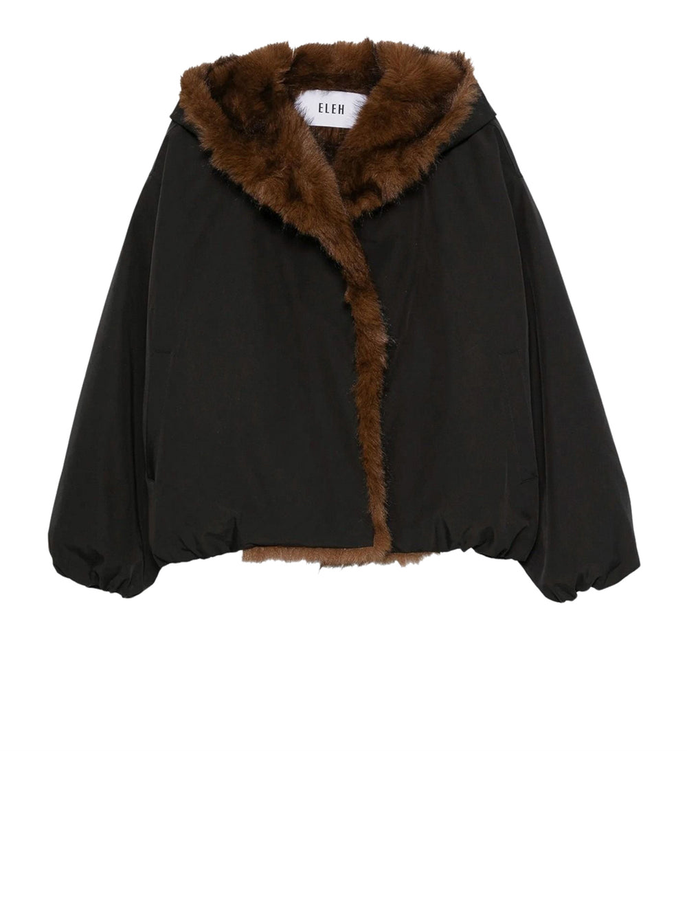 ELEH Bomber Con Pellicciotto Eleh - Nero