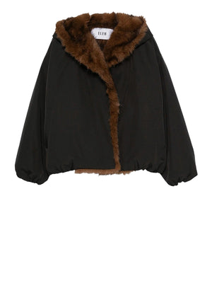 ELEH Bomber Con Pellicciotto Eleh - Nero