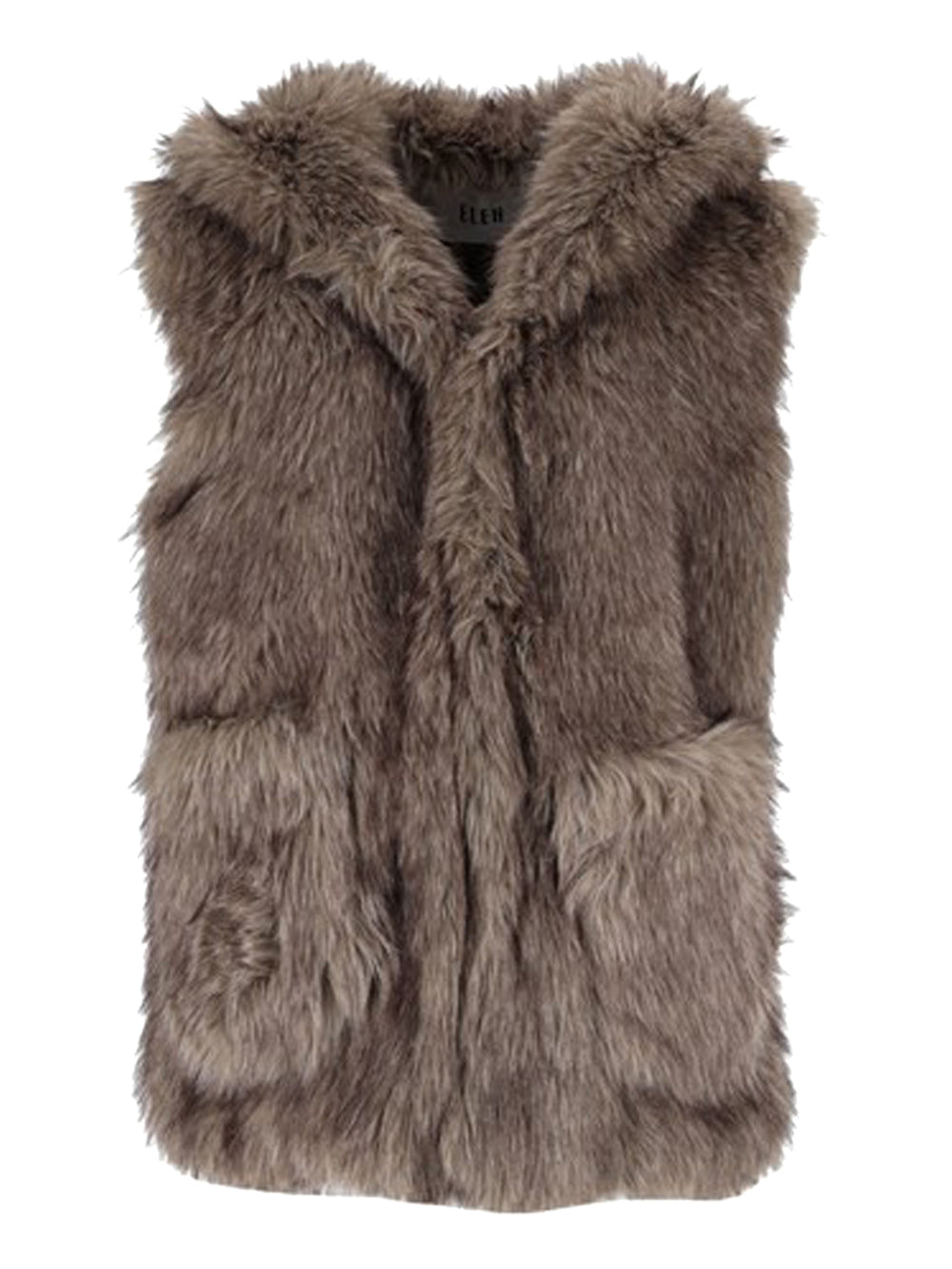 ELEH Gilet Pelliccia Eleh - Grigio