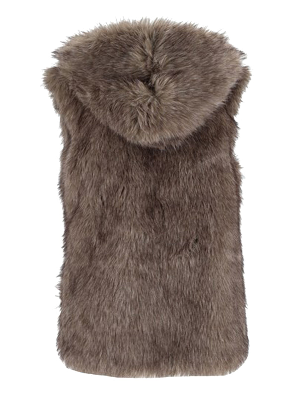 ELEH Gilet Pelliccia Eleh - Grigio