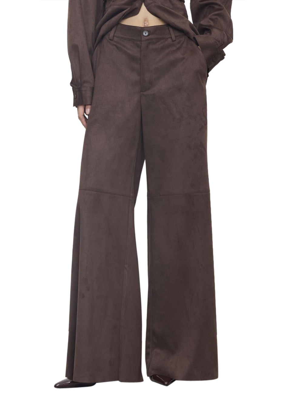 ELEH Pantalone Eleh In Tinta Unita Moro