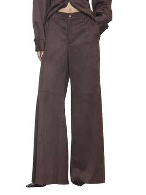 ELEH Pantalone Eleh In Tinta Unita Moro
