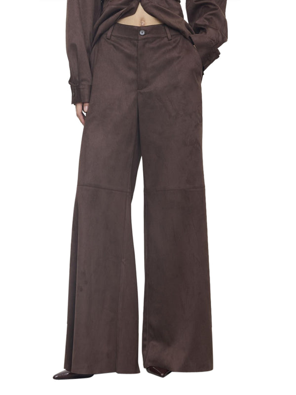 ELEH Pantalone Eleh In Tinta Unita Moro