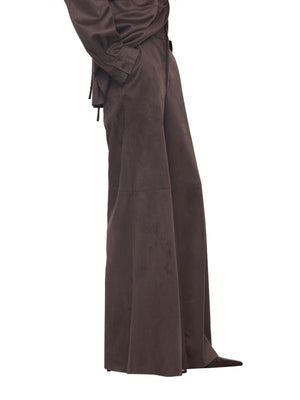 ELEH Pantalone Eleh In Tinta Unita Moro