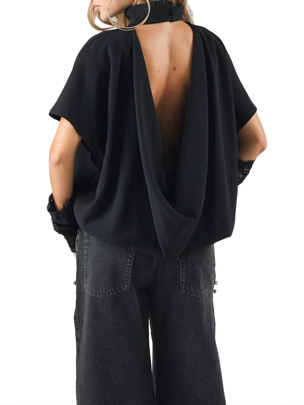ELEH Blusa Eleh Tinta Unita Nero
