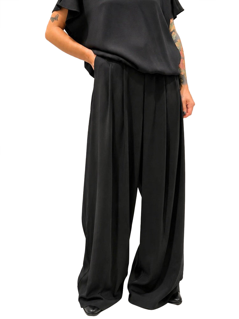 ELEH Pantalone Taglio Largo Eleh - Nero